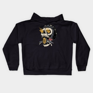 Skull Biker Kids Hoodie